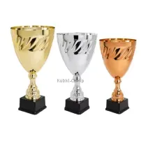 Бронзовый кубок K139C, Цвет: бронза, Высота кубка, см.: 43.5, Диаметр чаши, мм.: 220, фото 