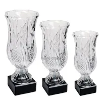 Кубок из стекла K452A, Цвет: серебро, Высота кубка, см.: 25, Диаметр чаши, мм.: 110, фото , изображение 2