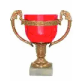 Кубок за второе место P196B-RD(2) без крышки в интернет-магазине kubki-olimp.ru и cup-olimp.ru Фото 0