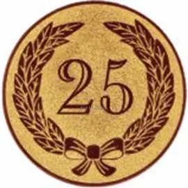 Вкладыш юбилей 25 лет d2 a158 в медали и грамоты спортивные в интернет-магазине kubki-olimp.ru и cup-olimp.ru Фото 0