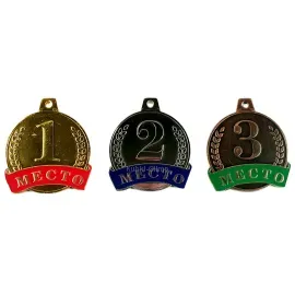 Медаль MK 514 G (50мм), Цвет медали: золото, Диаметр медали, мм.: 50, фото 