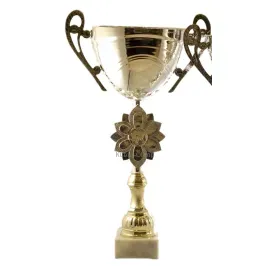 Кубок K 715 C (3), Цвет: серебро, Высота кубка, см.: 32, Диаметр чаши, мм.: 120, фото 