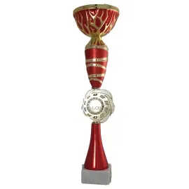 Кубок L 3184 C (30,80мм), Цвет: красный, Высота кубка, см.: 36.5, Диаметр чаши, мм.: 100, фото 