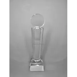 Сувенир из стекла "Стела медаль" 26 см, фото 