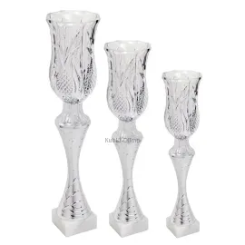 Кубок K130, Цвет: серебро, Высота кубка, см.: 34.5, Диаметр чаши, мм.: 80, фото 