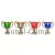 Кубок 2 место P196C-RD(3) без крышки в интернет-магазине kubki-olimp.ru и cup-olimp.ru Фото 0