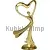 Купить спортивную статуэтку сердце F198K в интернет-магазине kubki-olimp.ru и cup-olimp.ru Фото 0
