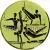 Вкладыш гимнастика AM1-150-G в медали для детей спортивные за участие в интернет-магазине kubki-olimp.ru и cup-olimp.ru Фото 0