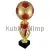 Футбольный кубок 4148 D, Цвет: золото/красный, Высота кубка, см.: 34.5, Диаметр чаши, мм.: 120, фото , изображение 2