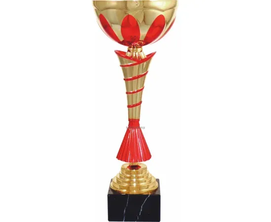 Кубок призовой P327E-G/RD (5) в интернет-магазине kubki-olimp.ru и cup-olimp.ru Фото 0