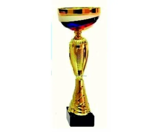 Купить золотистый кубок RUS3D в интернет-магазине kubki-olimp.ru и cup-olimp.ru Фото 0