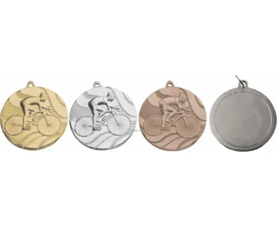 медали для детей спортивные за участие медаль велоспорт MMC5350KG в интернет-магазине kubki-olimp.ru и cup-olimp.ru Фото 1