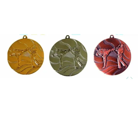 медали спортивные цена каратэ KAR2650G в интернет-магазине kubki-olimp.ru и cup-olimp.ru Фото 1