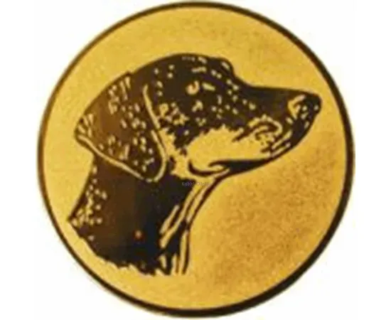 Спортивные вкладыш собаки D2 a80 в медали на лентах в интернет-магазине kubki-olimp.ru и cup-olimp.ru Фото 0