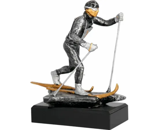 Купить статуэтку с надписью  лыжи RFST2043_BRK в интернет-магазине kubki-olimp.ru и cup-olimp.ru Фото 0