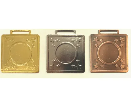 Медаль MK 515 (50мм), Цвет медали: золото, Диаметр вкладыша, мм.: 25, Диаметр медали, мм.: 50, фото 