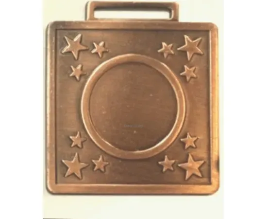Медаль MK 515 G (50 мм), Цвет медали: бронза, Диаметр вкладыша, мм.: 25, Диаметр медали, мм.: 50, фото 