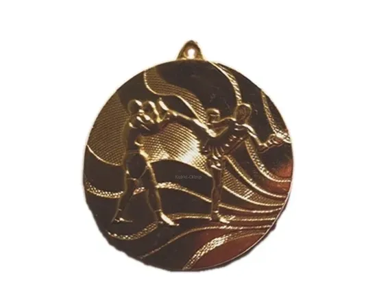 Медаль KBOX-G, Цвет медали: золото, Диаметр медали, мм.: 50, фото , изображение 2