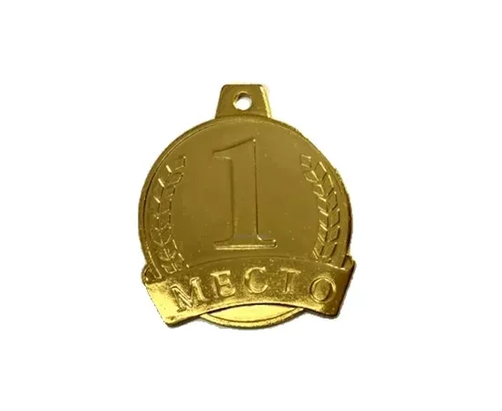 Медаль MK 404 G, Цвет медали: золото, Диаметр медали, мм.: 40, фото , изображение 2