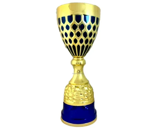 Кубок К797 С (3), Цвет: золото/красный, Высота кубка, см.: 35.5, Диаметр чаши, мм.: 140, фото 