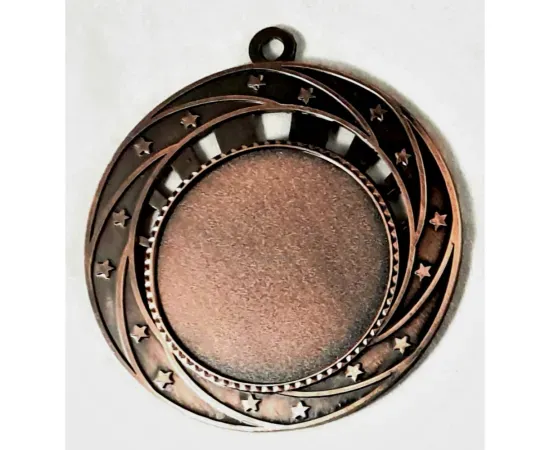 Медаль 80mm  MZ 3880 G, Цвет медали: бронза, Диаметр вкладыша, мм.: 50, Диаметр медали, мм.: 80, фото 