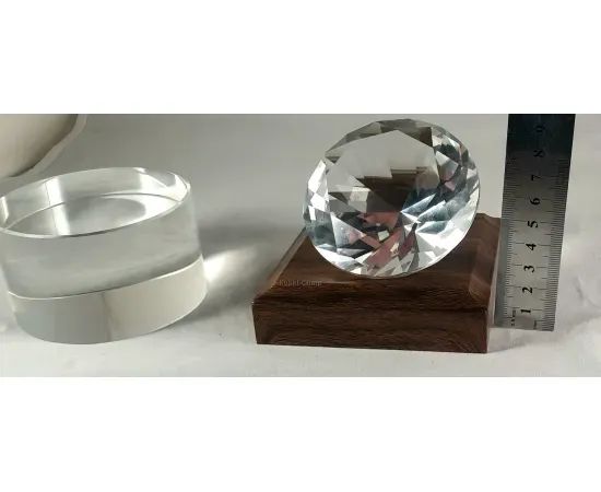 Алмаз на подставке, Материал стекла: оптическое, Высота стекла: 8, фото 