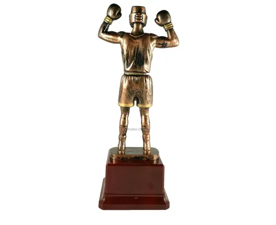 Статуэтка боксёрские победитель, Высота литой статуэтки: 26, Материал: пластик, фото , изображение 2