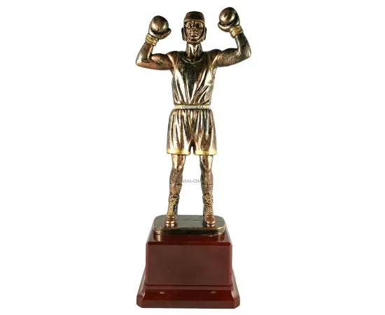 Статуэтка боксёрские победитель, Высота литой статуэтки: 26, Материал: пластик, фото 