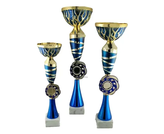 Кубок L 3185 C (30,80мм), Цвет: синий, Высота кубка, см.: 30, Диаметр чаши, мм.: 80, фото 