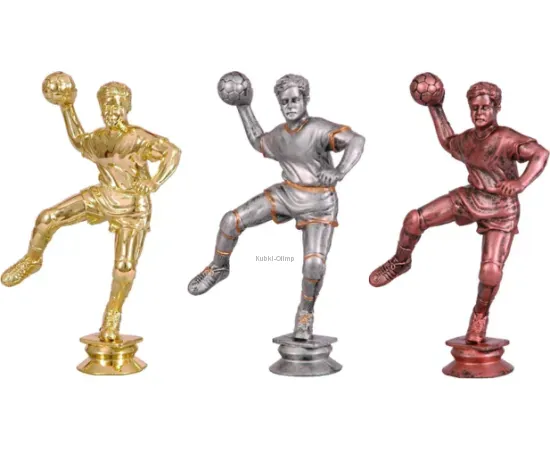 Фигурка F63/G гандбол м., Цвет пластиковых статуэток: золото, Высота статуэтки, см.: 14, фото 