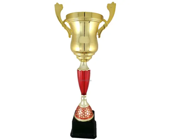 Кубок K 823 C (3), Цвет: золото/красный, Высота кубка, см.: 52.5, Диаметр чаши, мм.: 140, фото 