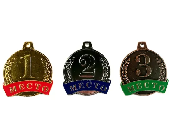 Медаль MK 458 G (45мм), Цвет медали: золото, Диаметр медали, мм.: 45, фото 