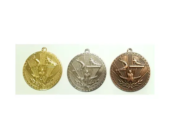Медаль MV16 G (муж. гимнастика), Цвет медали: золото, Диаметр медали, мм.: 50, фото 