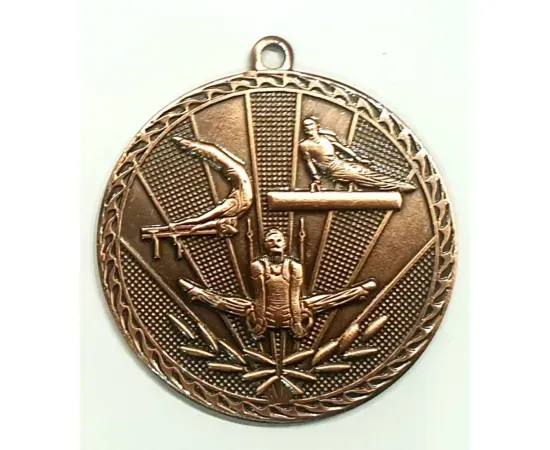 Медаль MV16 G (муж. гимнастика), Цвет медали: бронза, Диаметр медали, мм.: 50, фото 