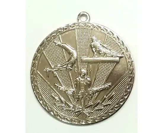 Медаль MV16 G (муж. гимнастика), Цвет медали: серебро, Диаметр медали, мм.: 50, фото 
