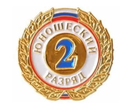 Знак I разряд (юношеский), Разряд спортивный: II разряд, фото , изображение 2