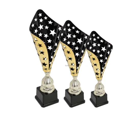 Золотой кубок с чёрным K361A, Цвет: золото/чёрный, Высота кубка, см.: 50, фото , изображение 2