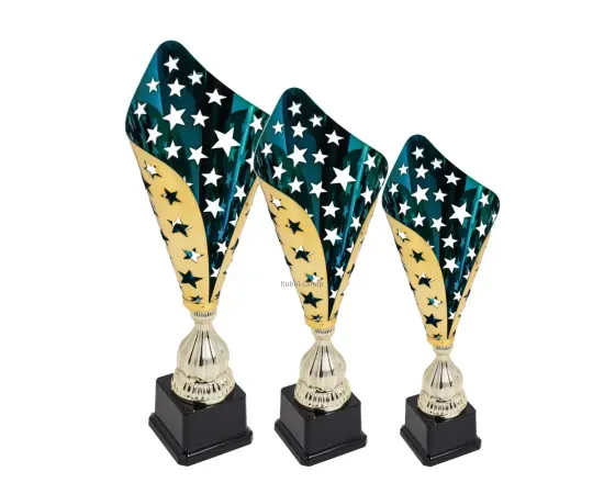 Золото с синим спортивный кубок K360A, Цвет: золото/синий, Высота кубка, см.: 50, фото , изображение 2