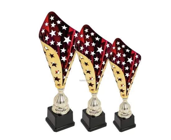 Кубок красный синий чёрный, Цвет: золото/красный, Высота кубка, см.: 40, фото , изображение 2