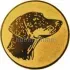 Спортивные вкладыш собаки D2 a80 в медали на лентах в интернет-магазине kubki-olimp.ru и cup-olimp.ru Фото 0
