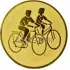 Вкладыш велосипедист D1 A100 в медали спортивные для награждения в интернет-магазине kubki-olimp.ru и cup-olimp.ru Фото 0