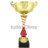 кубок наградной 4067, Цвет: золото/красный, Высота кубка, см.: 22.5, Диаметр чаши, мм.: 80, фото 