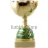 Кубок K544C (3), Цвет: золото/зеленый, Высота кубка, см.: 19.5, Диаметр чаши, мм.: 120, фото 