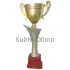 кубок K220 С (3), Цвет: золото/красный, Высота кубка, см.: 32, Диаметр чаши, мм.: 100, фото 