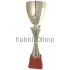 кубок K222 С (3), Цвет: золото/красный, Высота кубка, см.: 38, Диаметр чаши, мм.: 120, фото 